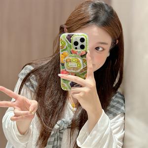 กล่องผลไม้เข้ากันได้กับ iPhone 16 Pro Max, เคสโทรศัพท์, ดีไซน์เรียบง่าย, เข้ากันได้กับ 15 Pro Max, 14 Pro Max และ 13 Pro Max, ฝาครอบป้องกัน, ความรู้สึกระดับไฮเอนด์ที่สร้างสรรค์, กันกระแทก, มาใหม่