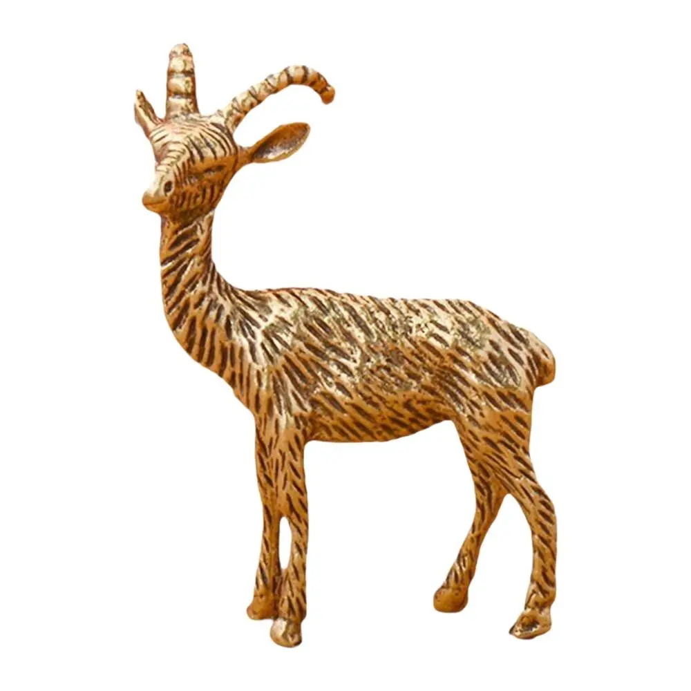 Tabletop Animal Sculpture Sheep Model Decoration Animal Car Decorations for Desk Decor