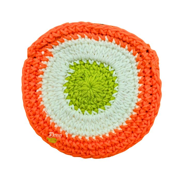 Gambar Dompet Rajut Bulat lucu S. dari Daun The Gift Shop Kab. Badung Tokopedia