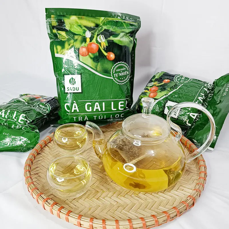 Trà Cà Gai Leo Túi Lọc Tiện Dụng, Mua 2 Túi 250G Tặng 5 Gói Trà Dưỡng Nhan Ngũ Vị Thảo Mộc - Tea Nước Trà Chè 2