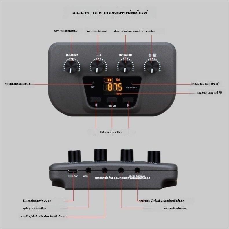 Product Introduction of Car Karaoke Mic in the car. Dual microphone with receiver Bluetooth Mobile Phone Wireless Microphone and Connect to Car Radio Player by using FM Frequency Compatible All Car Radio Player With FM Radio Function + FM Transmitting Antenna 17