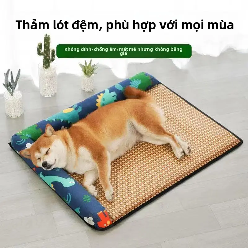 Thảm Nệm Cho Thú Cưng, Thích Hợp Cho Nhà Chó Và Nhà Mèo, Tất Cả Các Mùa, Mùa Hè, Thảm nệm  cho  mèo  ngủ cat  tree ổ  mèo  ngủ nhà  cho  mèo cat  tree trụ  cào  cho  mèo giường  cho  cún thảm  lót  chuồng  chó ổ  cho  cún  nằm  ngủ ổ  mèo ổ  mèo nhà  cho