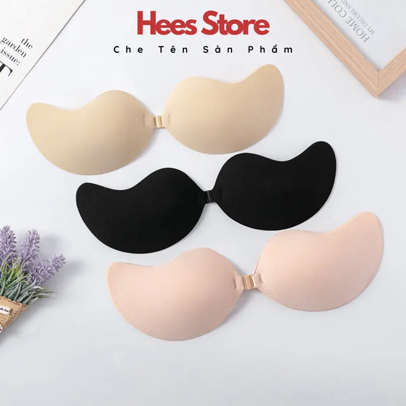 Áo Dán Nâng Ngực Cài Trước Tạo Khe Gợi Cảm HEES - 0011 Bra Nữ Women  Tua Rua Top mieng  dan 0