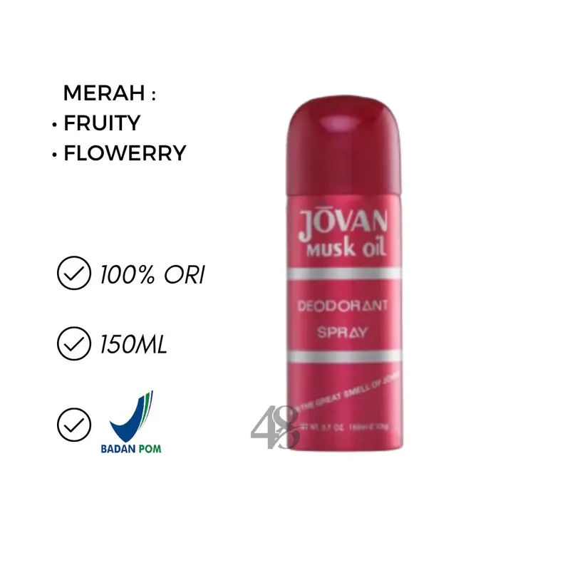 JOVAN Deodorant Spray 150ML 2