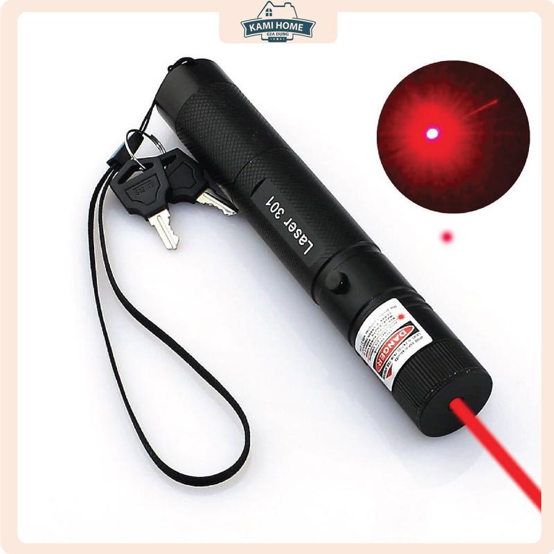  #1 Đèn Laser - bút chiếu laser 303 tia đỏ chiếu sáng công suất lớn chiếu xa 3km 