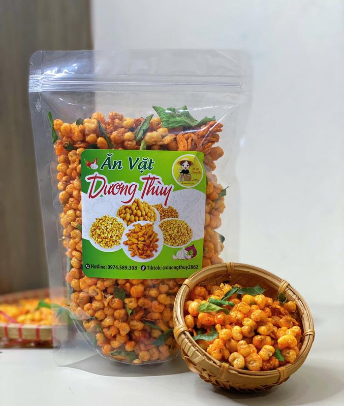 500g Ngô Cay Khô Bò Lá Chanh, 500g Ngô Cay, 500g Ngô Giòn Ăn Ngon Quên Lối Về, Ăn Vặt, Food 3