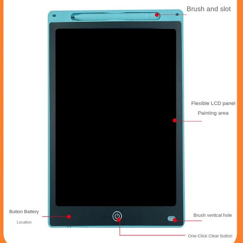 LCD Writing Toy Tablet, Creative Drawing Graffiti Board, LCD Drawing Board, One Click Lock Calligraphy Learning Doodle Board, Summer Gift, Summer Toy, Kids Tablet, Baby Toys, Gadgets, Valentine's Day Gift, Gift for Kids 6