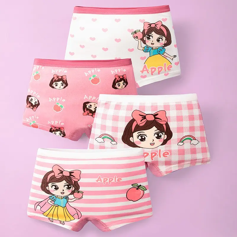 Celana dalam Anak Perempuan / Boxer Anak Perempuan Katun Fashion 4