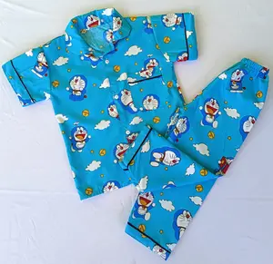 setelan piyama anak model karakter Baju Celana Fashion