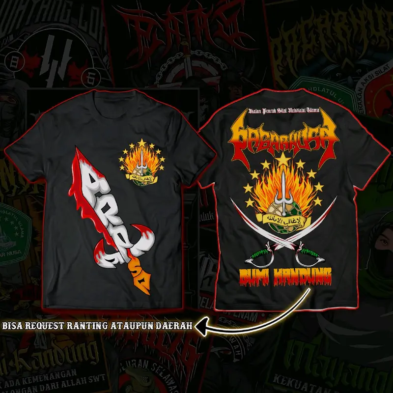 T-SHIRT PAGAR NUSA LAWASAN LIMITED SERIES cotton combad 30s 1
