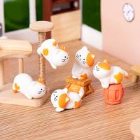 Gambar 【Apligod】Dekorasi Desktop Ornamen Mobil Lanskap Mikro Ornamen Kucing Oranye Lucu Kreatif - A-random dari Apligod Kota Bekasi 3 Tokopedia