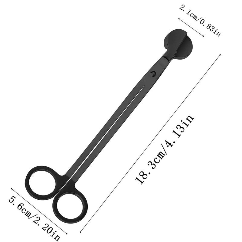 Candle Wick Trimmer Without Candle, 1 Count Stainless Steel Candle Wick Cutter, Portable Candle Wick Trimmer Tool 6