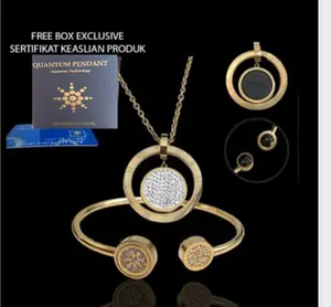 Kalung/ gelang paket quantum pendant model new