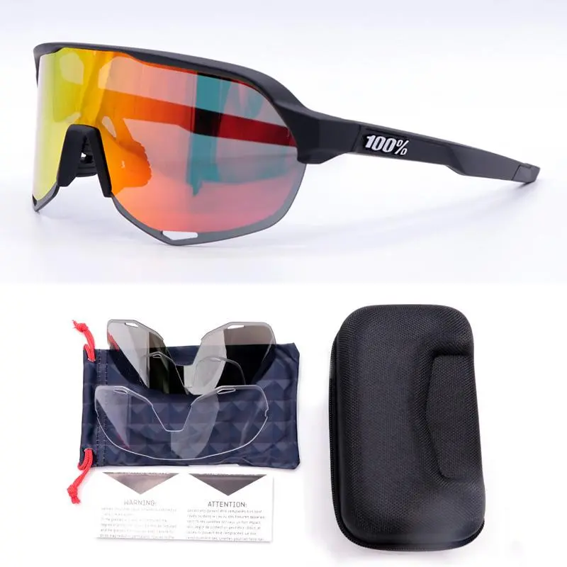 100% S2 Cycling Glasses UV400 Polarized Sports Sunglasses Anti-UV Men Bike Goggles Women Running Shades For Fishing MTB Racing
