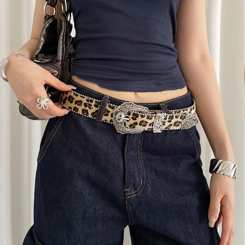 Tali Pinggang Rivet, Pereka Vintaj, Gaya Gothic Punk, Tali Pinggang ...
