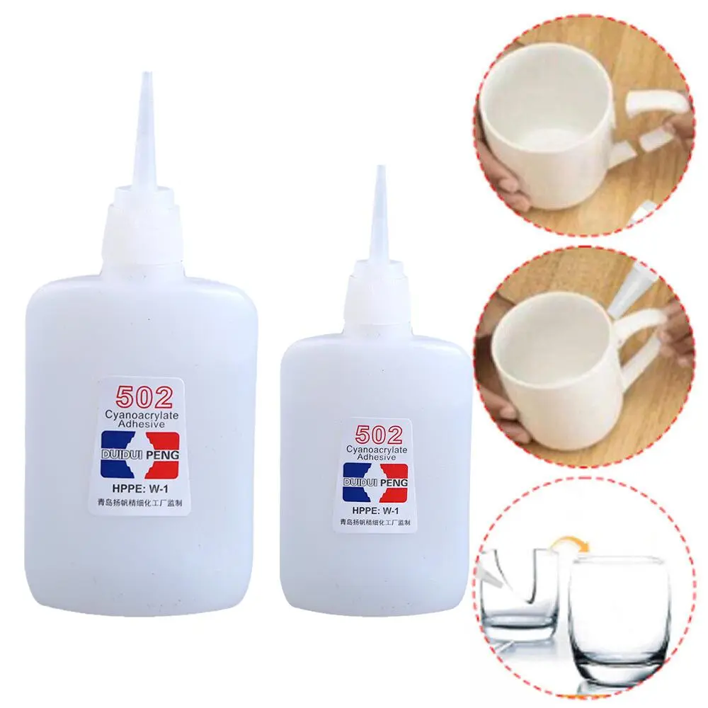 Keo 502 Siêu Dính, Thích Hợp Cho Da, Cao Su Và Kim Loại, Đồ Dùng Văn Phòng, Keo Nhanh, J3U8
