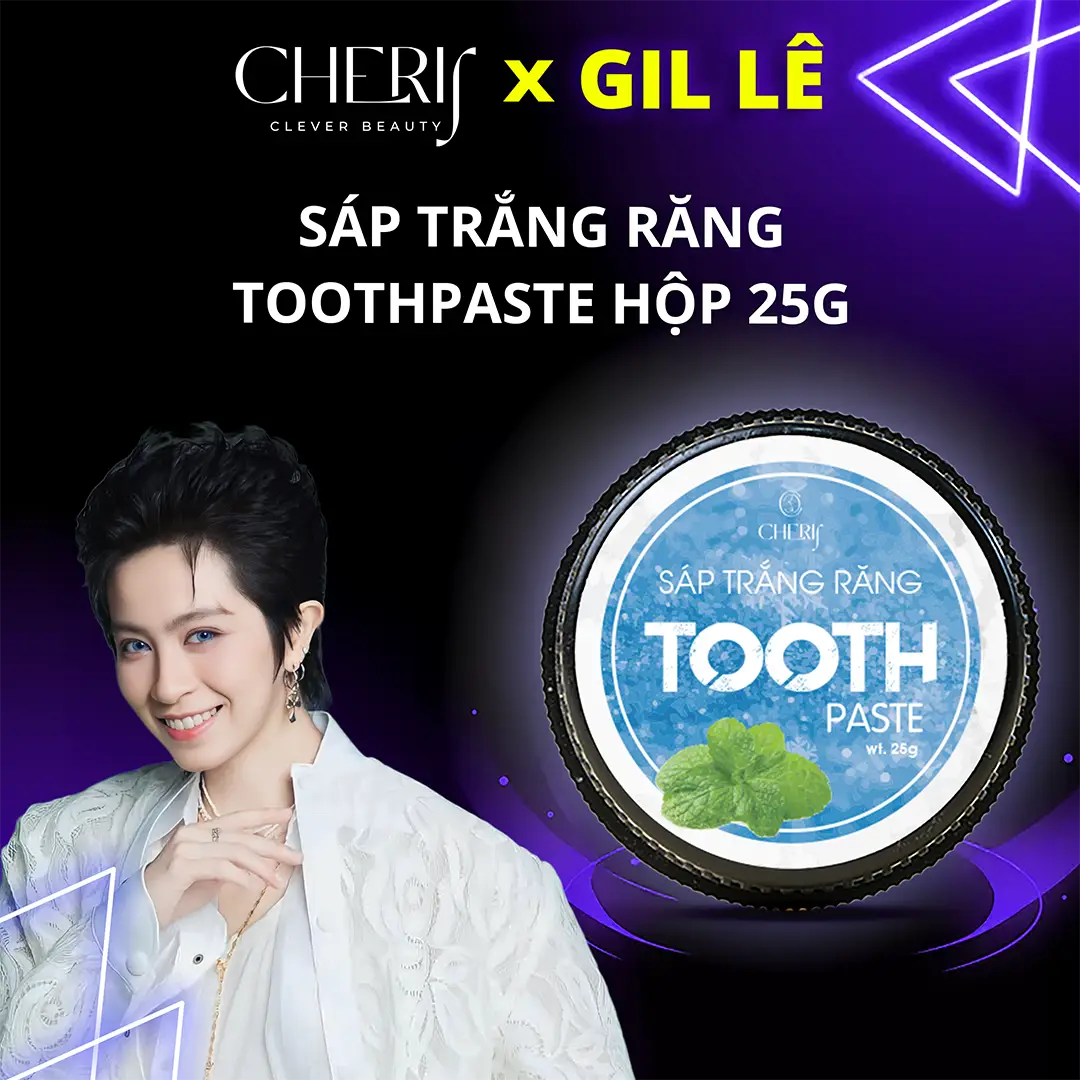 [Cd36] Kem Trắng Răng Dạng Sáp Tooth Paste 25G Tặng Kèm Thang Đo - Trắng Răng, Thơm Miệng, Giảm Mùi Hôi Miệng Sản Phẩm Đơn Làm Trắng Nữ