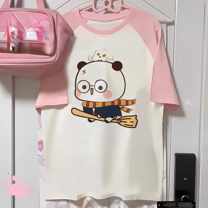 Product Introduction of Bubu And Dudu tshirt women comfortable modern style tshirt female Japanese graphic anime clothes 5