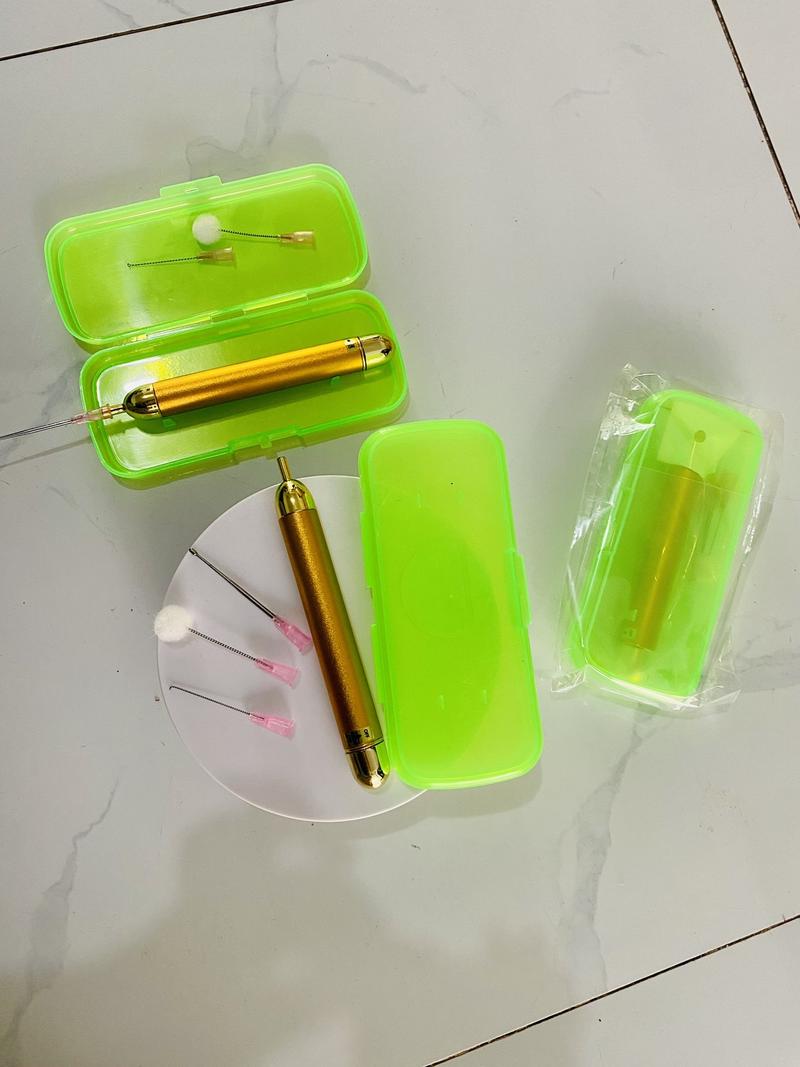 Product Introduction of (Tặng 1pin+1Tóc se) Máy, bút rung rà đánh mí mắt -  Máy Massage cây  đánh ghèn lỗ máy rung đánh 10