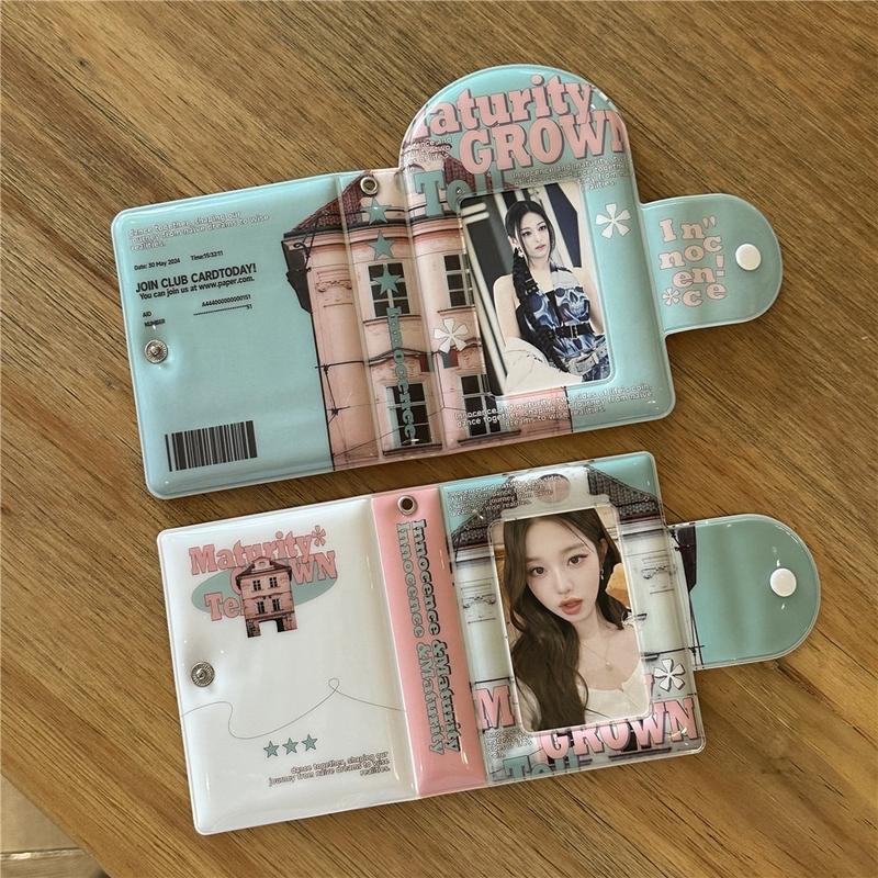 Product Introduction of อัลบั้มการ์ด สไตล์ญี่ปุ่น น่ารัก แฟ้มใส่โฟโต้การ์ดมินิ 3 นิ้ว มีหน้าใน 16 หน้า ทำจาก PVC เหมาะสำหรับเก็บการ์ดไอดอล ทุกเพศ 12