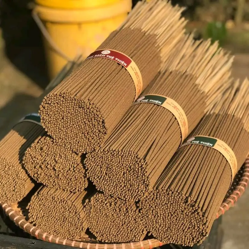 [KHÔNG CUỐN TÀN] - Hương Quế Tuệ Thiện- thành phần thảo mộc. Phù hợp cho việc thờ cúng, tu tập, thiền quán. Có thể sử dụng xông nhà tạo mùi thơm nhẹ nhàng- nhang đốt- Dầu Thơm nến langfarm sạch cây