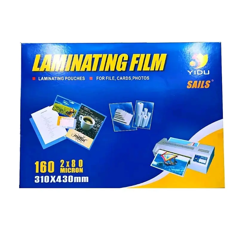 Màng Ép Nhựa Plastis Khổ A3 [ 310 * 430mm ] 80mic Hiệu Yidu Chính Hãng [ Xấp 100 Tờ ]