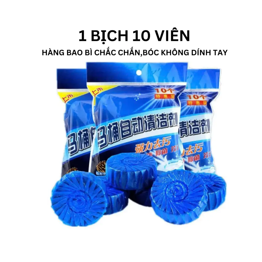 Viên Thả Bồn Cầu Làm Sạch Diệt Khuẩn 1 Viên