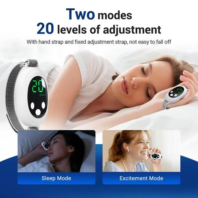 USB Rechargeable Handheld Sleep Aid Instrument, 1 Box Portable Sleep Massager, Personal Care Appliances for Home & Travel 6