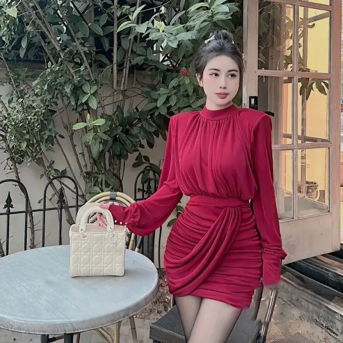 Đầm TK nhúng tay dài(SN173) 6