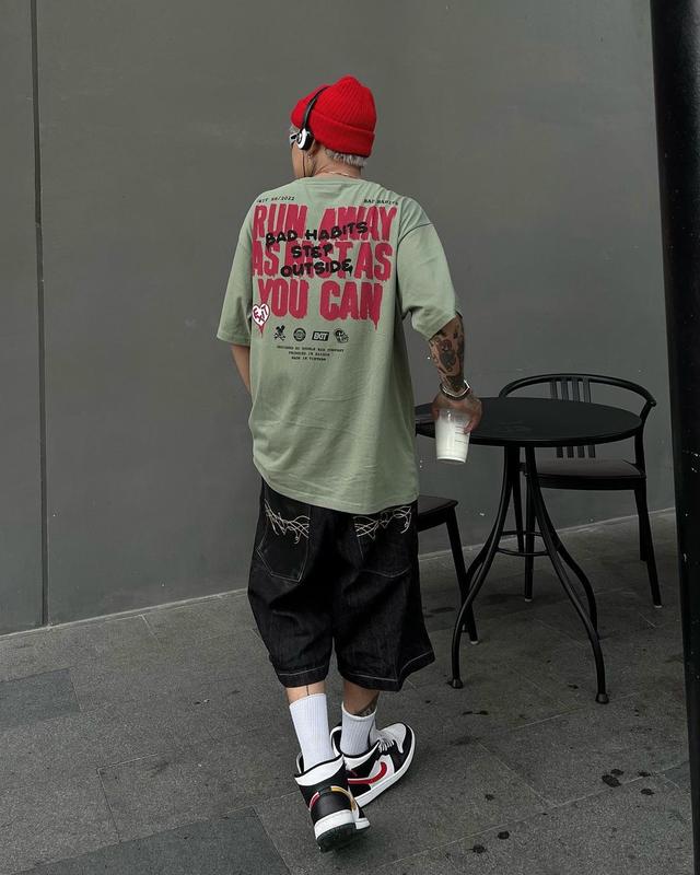 Áo Thun Unisex Bad Habits- RUN TEE -Local Brand Chính Hãng 8