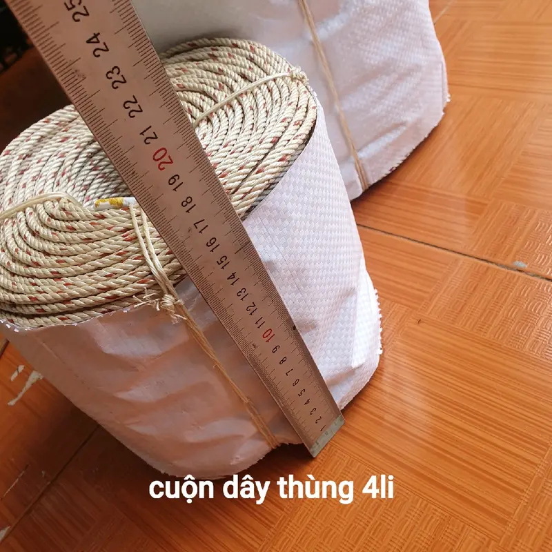 Cuộn dây thừng loại 4 li, dài 220m, cột cành, neo buộc cành sầu riêng, bưởi, cam, cao su, mít từ nhựa PP chịu lực tốt, chống gãy đỗ cành dây pô 5