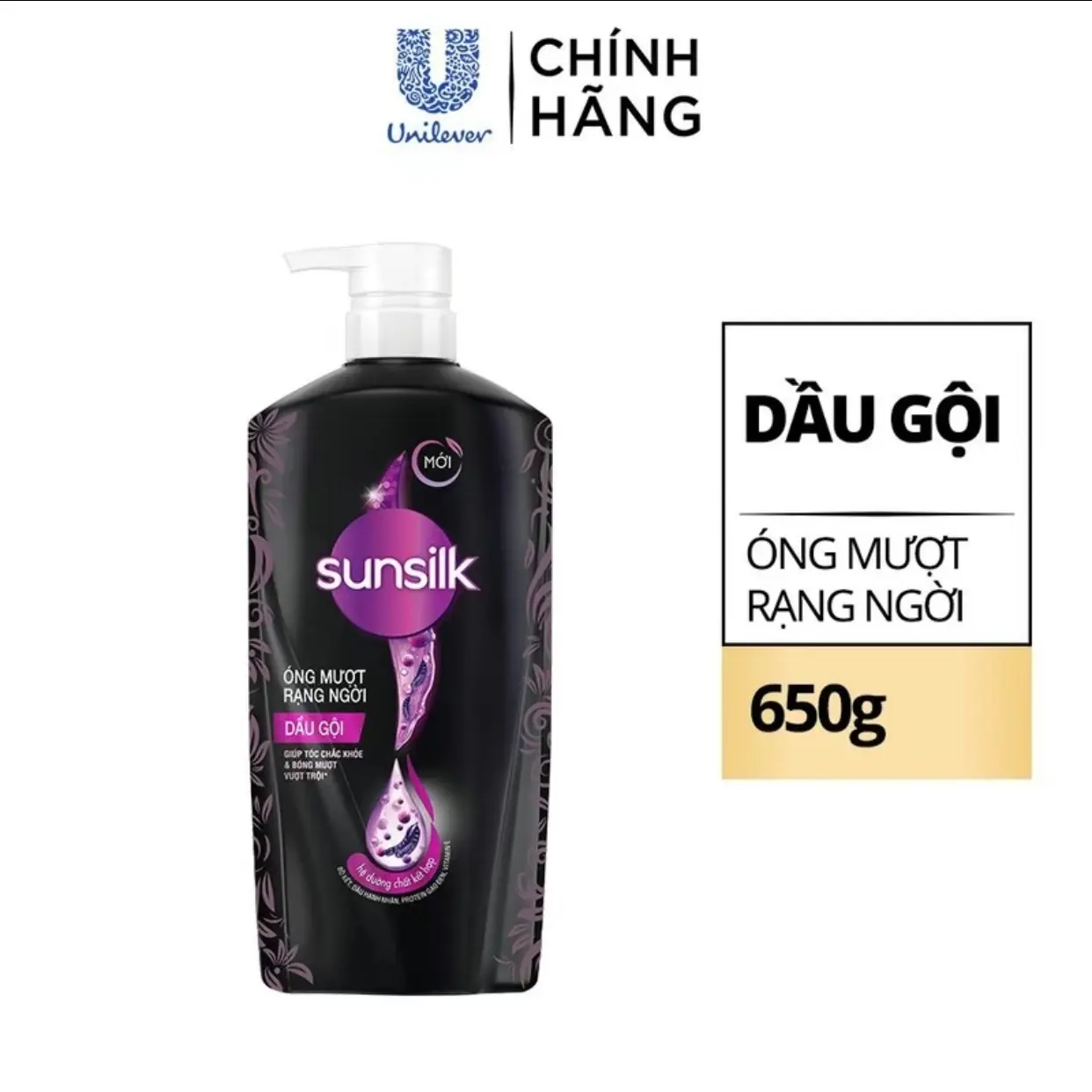Dầu gội, xả Sunsilk hỗ trợ làm sạch và Dưỡng tóc mềm mại cho tóc ngát hương 640G/Chai [1] daugoi cap Nữ