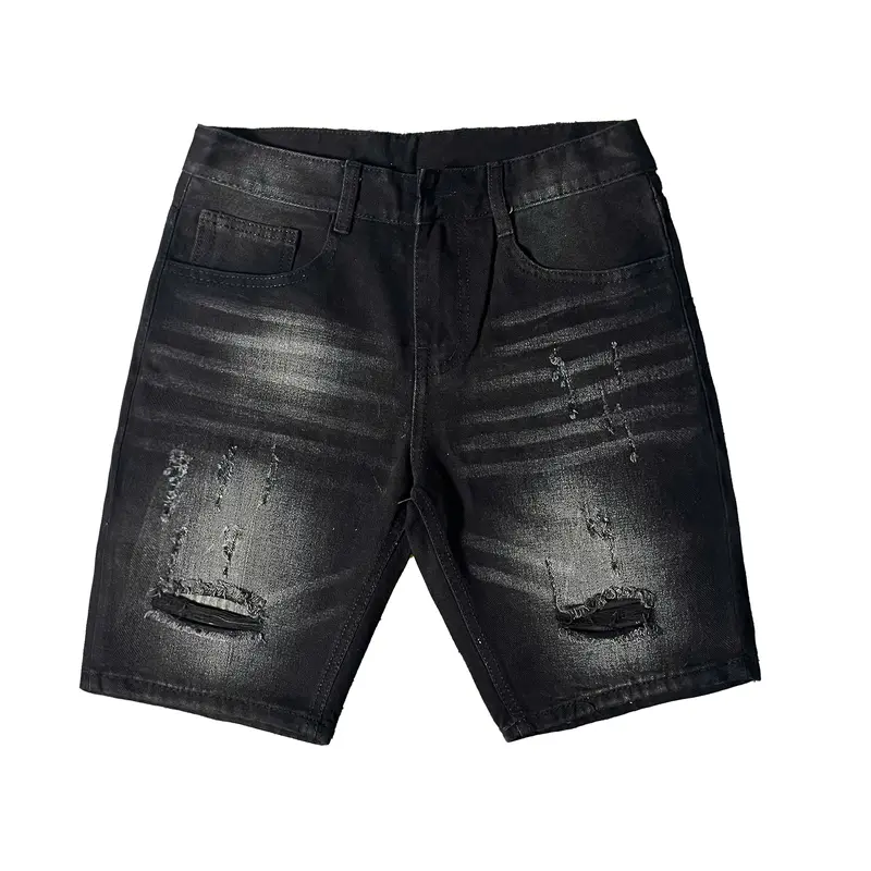 QUẦN SHORT ĐÙI JEAN NAM CHẤT LIỆU BÒ FROM LỬNG NGANG GỐI QUẦN JEAN NAM MÃ QS6A177 4