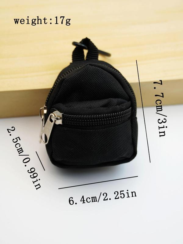 Mini Zipper Backpack Design Coin Purse Keychain,  Cute Novelty Keychain for Bag Charm & Car Keys, Summer Fashion Accessories for Women & Girls 7