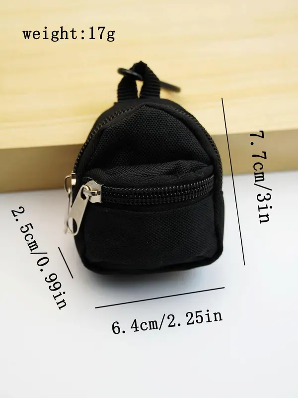 Mini Zipper Backpack Design Coin Purse Keychain,  Cute Novelty Keychain for Bag Charm & Car Keys, Summer Fashion Accessories for Women & Girls 4