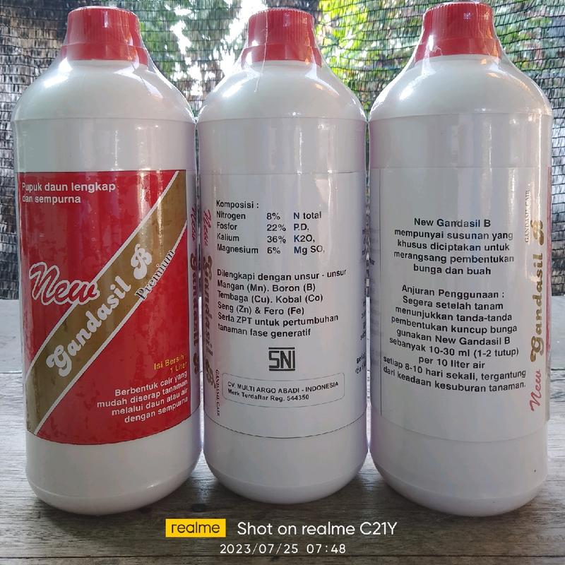 pupuk cair new GANDASIL B 1 ltr premium 0