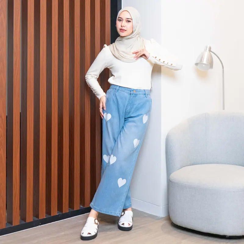 CDCModels Lifzita Jeans Pants - Bawahan Wanita Jeans Motif 7