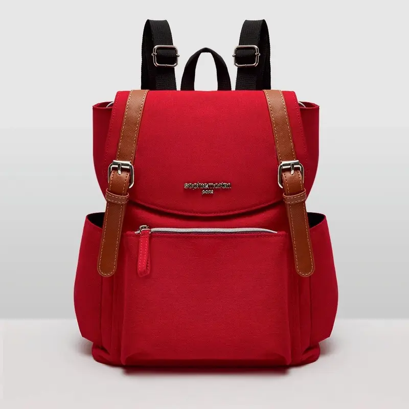RANSEL AXELARD FLUER BLACK NAVY ELLETRA CHANZA AXELARD RED BLACK TOSCA SOPHIE MARTIN PARIS PROMO TAS RANSEL WANITA Hitam 7