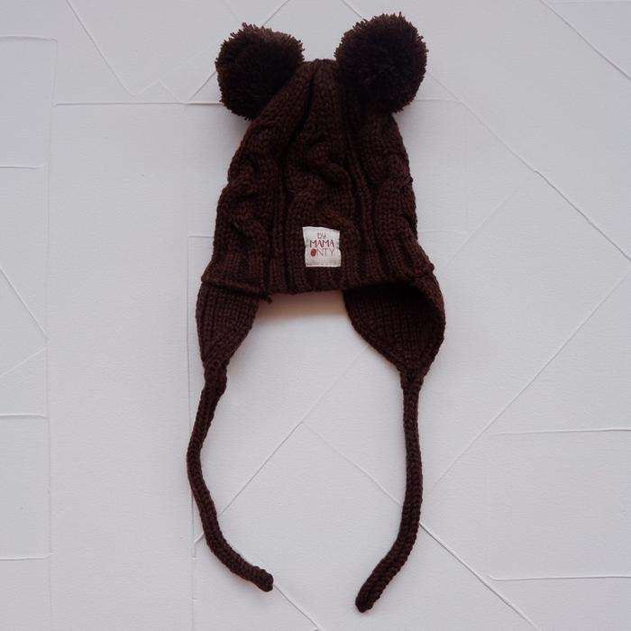 Gambar BYMAMAONTY - POMPOM Beanie (Topi Rajut Bayi) - Pompom-Cream dari BYMAMAONTY Kab. Klaten 5 Tokopedia