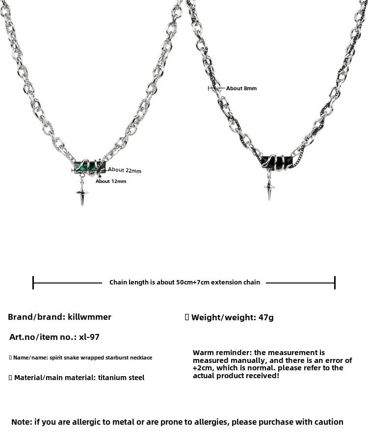 Product Introduction of Fashionable and personalized collarbone chain for men and women, couple necklace, birthday gift, titanium metal chain, fashionable and cool men's versatile butterfly  necklace  habib pendant  butterfly tyla  necklace 11
