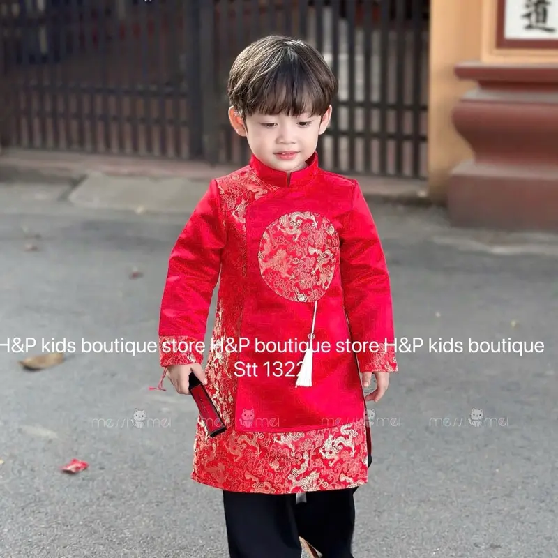 Áo dài cách tân cho zai yêu diện tết siêu đẹp 0