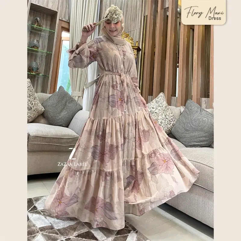 Flory maxy dress by zazaalabel 5