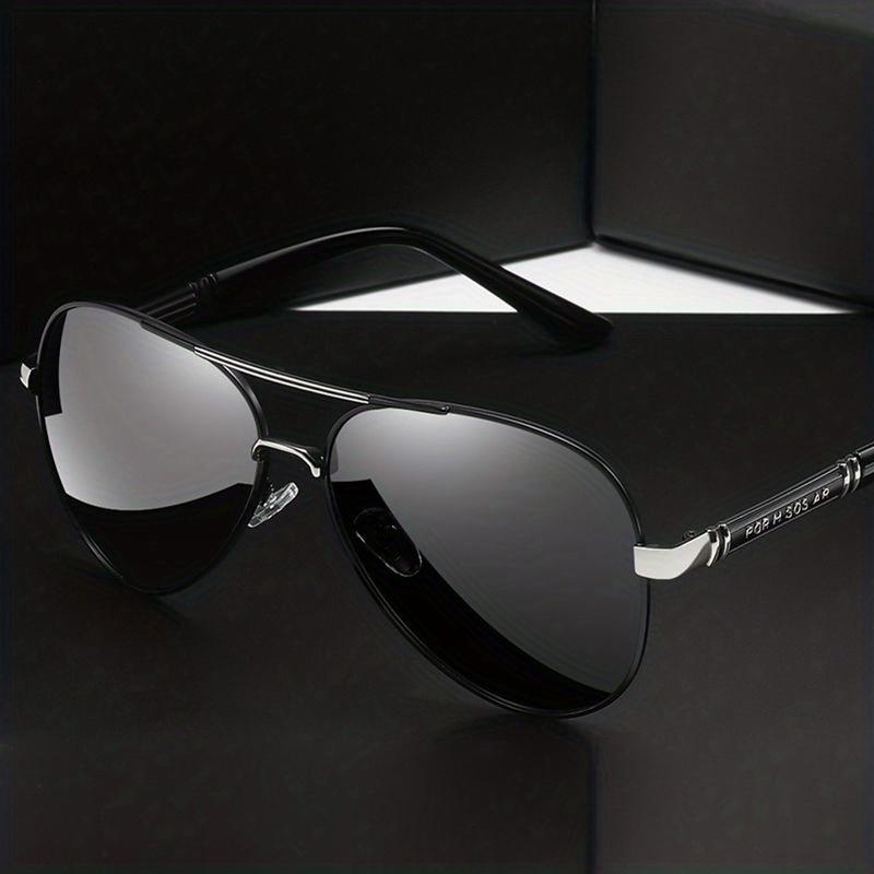 Product Introduction of Polarized sunglasses for men, 1 pc, UV protection, metal, driving, large frame 3