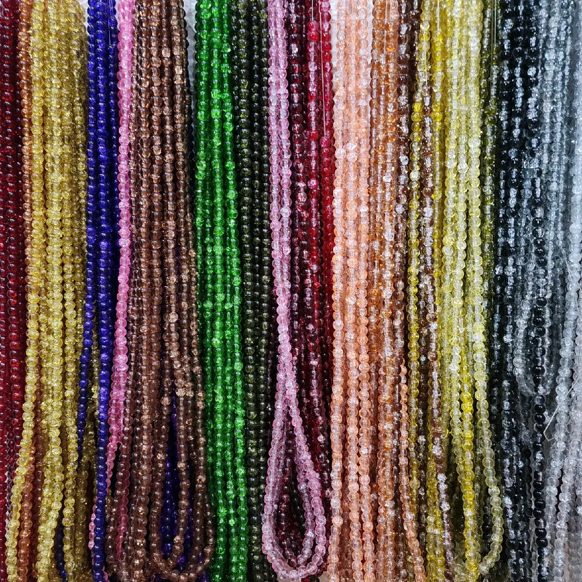 Mutiara Batu Pecah 6mm | Batu Pecah Kaca | Bahan Craft