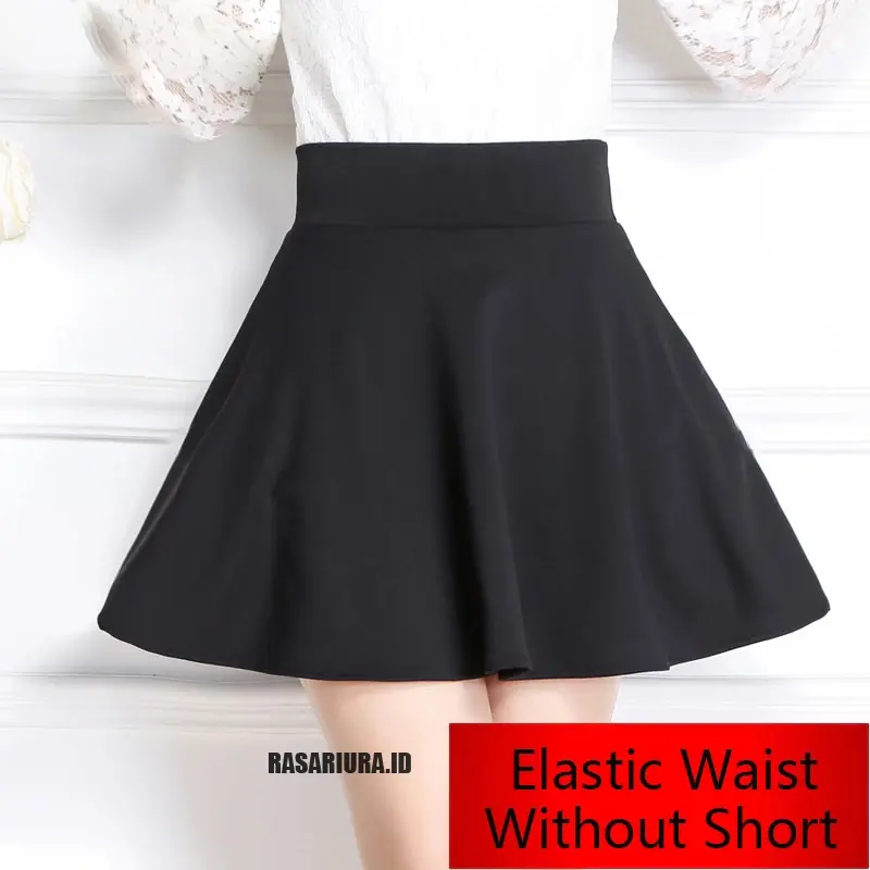 korean style rok wanita list putih terbaru jumbo rok mini olahraga rok zumba rok senam zumba rok wanita jumbo list rok korea Sport Nyaman Sport Wanita 8