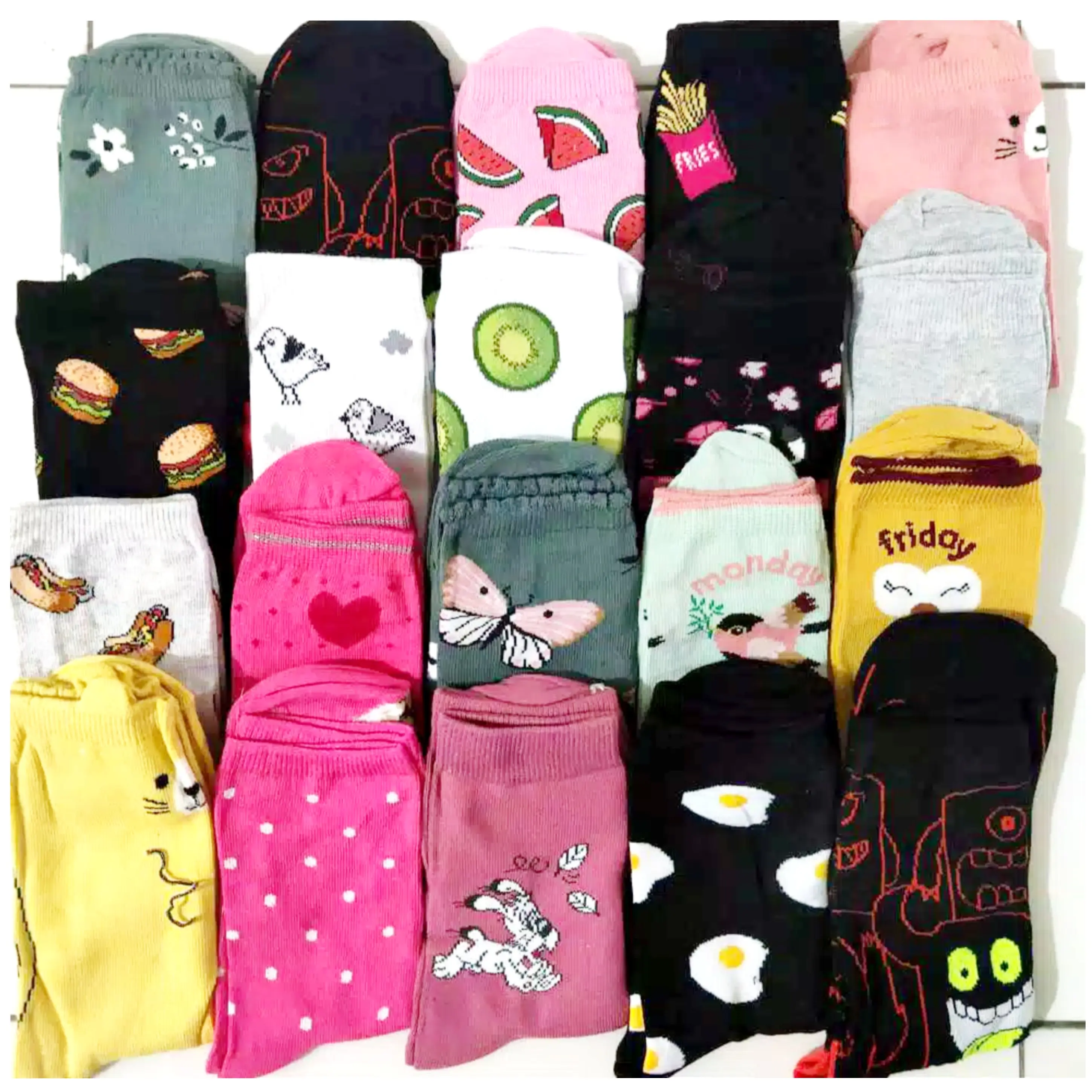 [6 & 12 Pasang] KAOS KAKI ANAK MOTIF LUCU/KAOS KAKI SD DAN TK