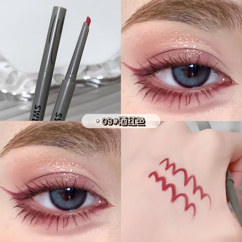 Product Introduction of SWEET MINT Machete Eyeliner Pen Long lasting Waterproof Sweatproof Not easy to smudge Outline down to shadow aegyo sal pen Lipliner Makeup Cosmetic 14