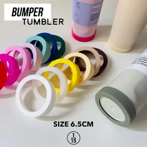 6.5 CM BUMPER ALAS Polos Silicone Bawah Pelindung Botol / Tumbler Owala Stanl3y Hydr0 Flask Montig0 Anti Slip Anti Lecet