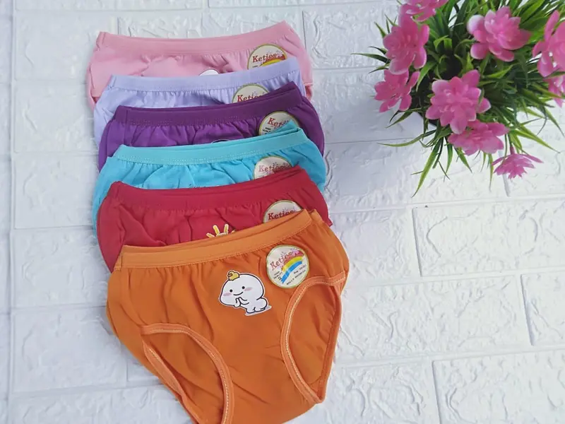 cd anak permpuan ketis Katun Cewek Motif Fashion Perempuan 4