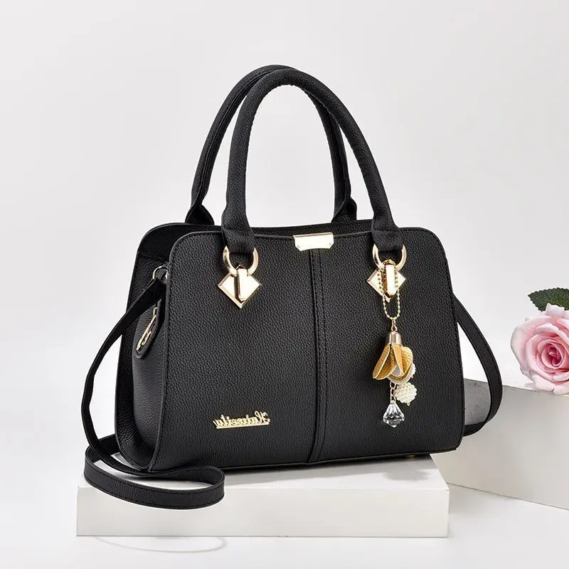 Túi Xách Da PU Sần Form Cứng Dáng Hộp Quai Xách Đeo Chéo MIM HUI259 Bag Nữ